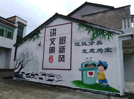三明墙绘是现在流行的墙体广告
