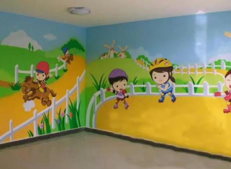 三明幼儿园墙体彩绘制作流程及注意事项